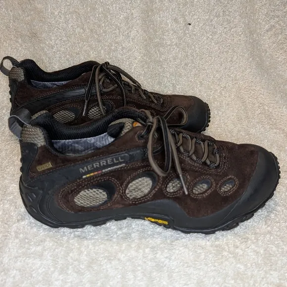 Merrell Brown Athletic Shoes with Ventilation and Rugged Soles
