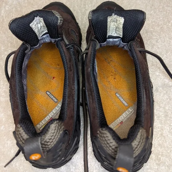 Merrell Brown Athletic Shoes with Ventilation and Rugged Soles