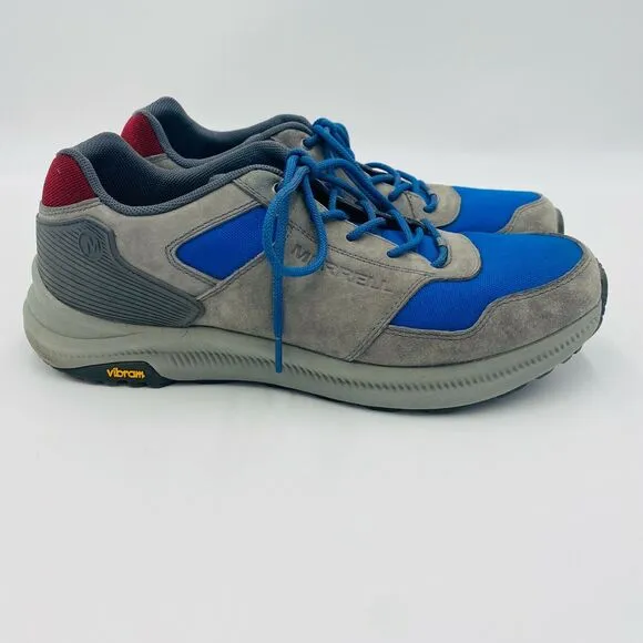 Merrell Grey and Blue Vibram Sole Shoes Style: J16903, Men's 13