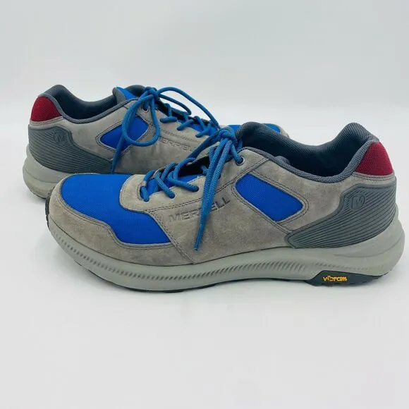 Merrell Grey and Blue Vibram Sole Shoes Style: J16903, Men's 13