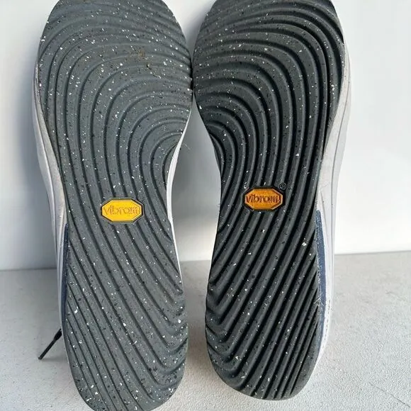 Merrell Gridway Moccasin Shoes Boulder Knit Vibram Sole Tan Gray Mens Size 13