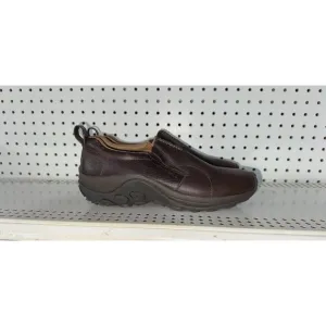 Merrell Jungle Moc Mens Leather Casual Slip On Moccasins Shoes Size 9 Brown