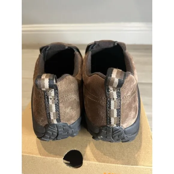 Merrell Men Jungle Moc Loafers Shoes Suede J65685 US 9.5 Brown Slip on