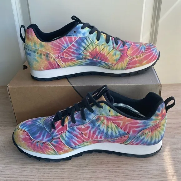 Merrell Suede Rainbow 🌈 TieDye Alpine Sneakers Shoes, Sz 11.5