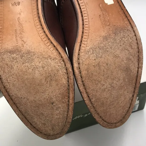 Mezlan Florence brown dress shoes soft leather excellent condition