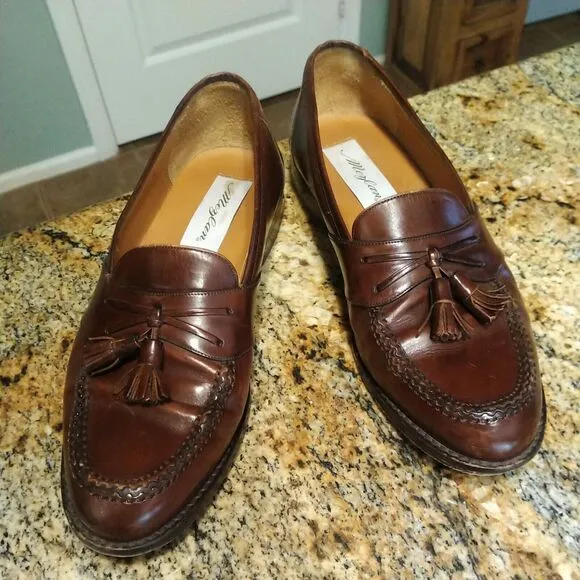 Mezlan Sagunto Leather Tassel Loafers Men Dress Shoes Sz 8.5