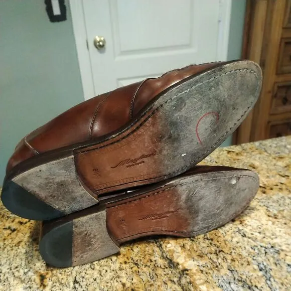 Mezlan Sagunto Leather Tassel Loafers Men Dress Shoes Sz 8.5