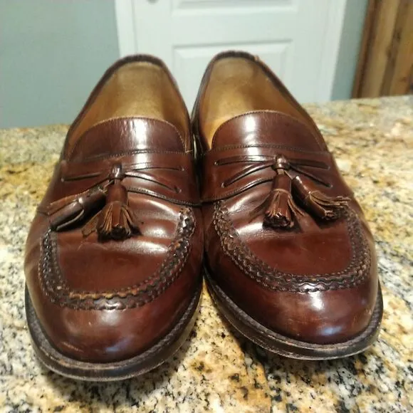 Mezlan Sagunto Leather Tassel Loafers Men Dress Shoes Sz 8.5
