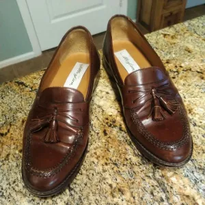 Mezlan Sagunto Leather Tassel Loafers Men Dress Shoes Sz 8.5