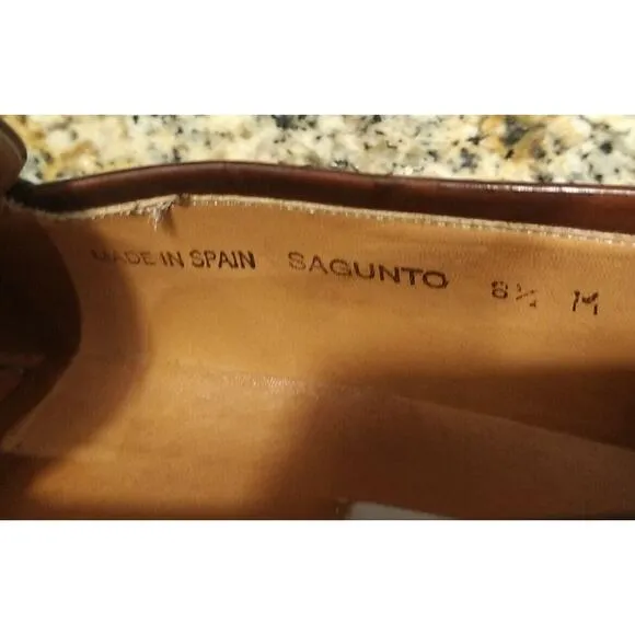 Mezlan Sagunto Leather Tassel Loafers Men Dress Shoes Sz 8.5