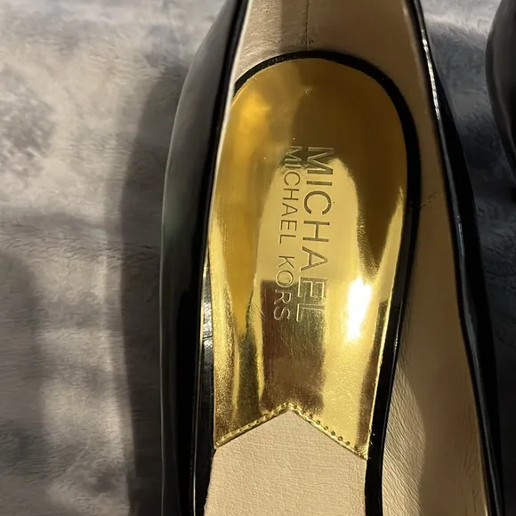 Michael Kors Black Women's MK Flex Kitten Heel