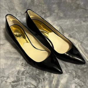 Michael Kors Black Women's MK Flex Kitten Heel