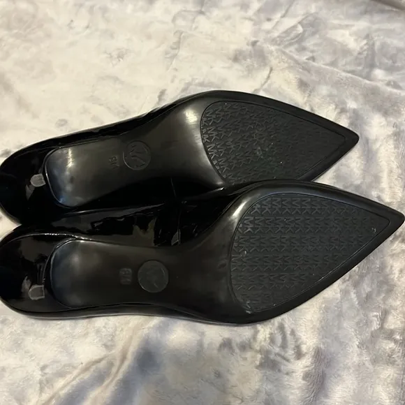 Michael Kors Black Women's MK Flex Kitten Heel