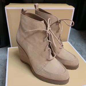 MICHAEL KORS Piper wedge women’s booties 8.5 boots shoes