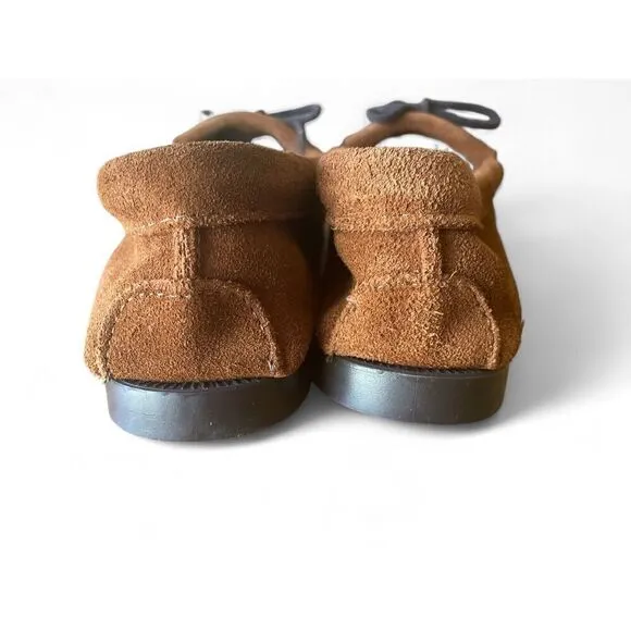 Minnetonka Women’s Moccasins Thunderbird Beaded Suede Size 6.5 New Without Box