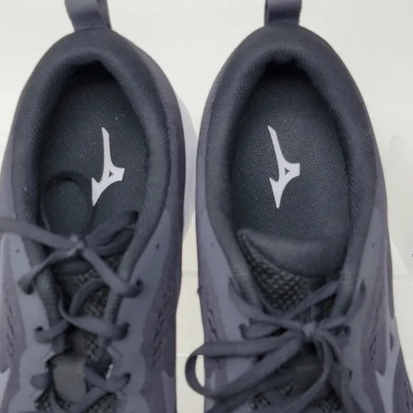Mizuno Wave Revolt 2 Dark Grey White Men's Size 14 Running Shoes J1GC2114-13
