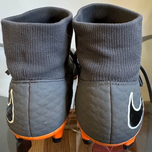 MNike Hypervenom Phantom FG 8.5 NikeSkin Men 8 Lady 9Grey Orange Soccer Cleats …