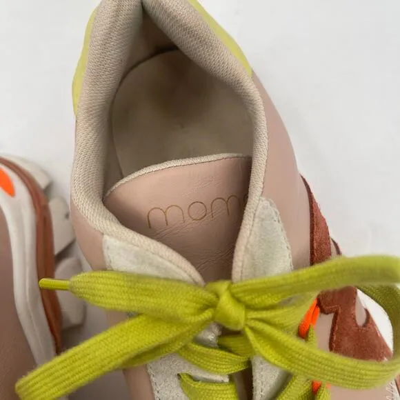 MOMONI Puffin Shoes Sneakers Size 39 (US 9) Free People Retro Neon Leather Suede