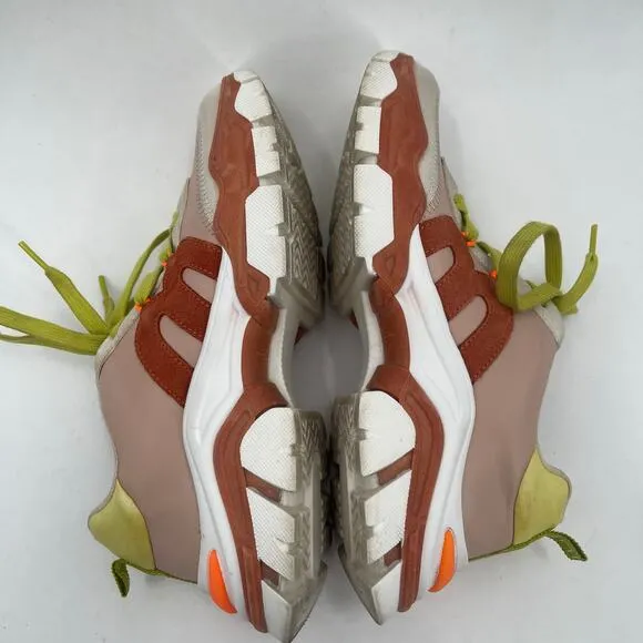 MOMONI Puffin Shoes Sneakers Size 39 (US 9) Free People Retro Neon Leather Suede
