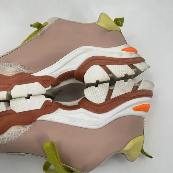MOMONI Puffin Shoes Sneakers Size 39 (US 9) Free People Retro Neon Leather Suede
