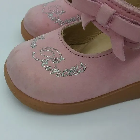 Moschino Pink Suede Princess Shoes