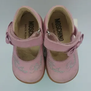 Moschino Pink Suede Princess Shoes