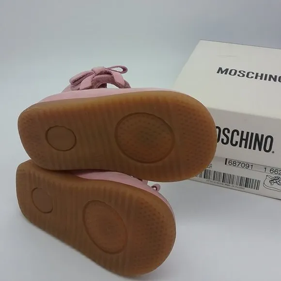 Moschino Pink Suede Princess Shoes