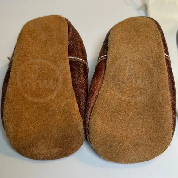 MP Mon Petit Shoes Saddle T-Strap Soft Soled‎ Shoes size 6
