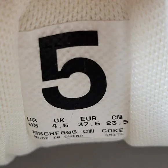 MSCHF Super Normal Low Shoes Mens Sz 5 Coke White Women 6.5 Athletic MSCHF005-CW