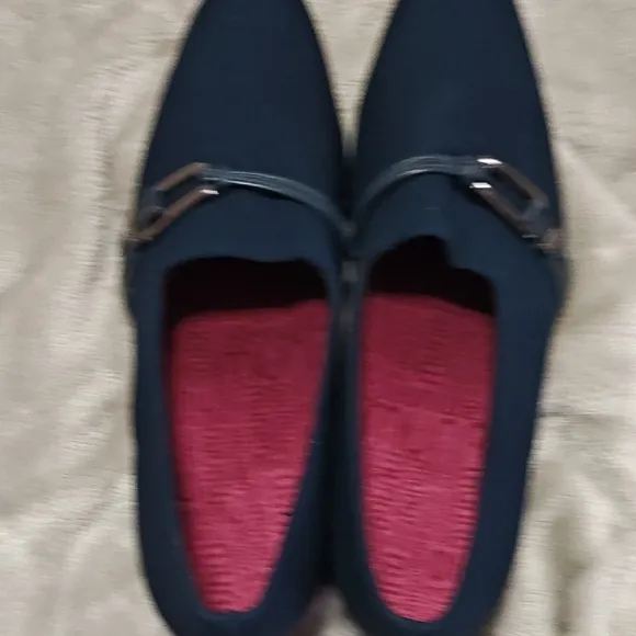 Munro Munro Cindi II  Navy Blue Side Buckle Shoes size 8.5M