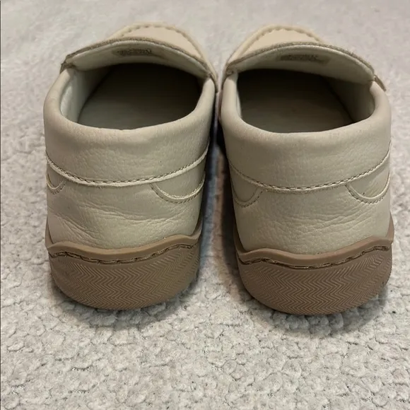 My Slippers Leather Moccasins Beach Beige Slip On Shoes