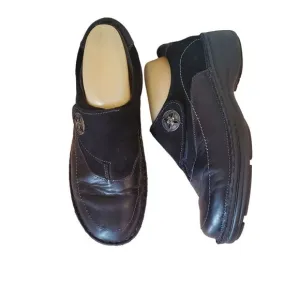 Naot 39 Black Leather 8 Comfort Shoes Israel Loafers ADELINA