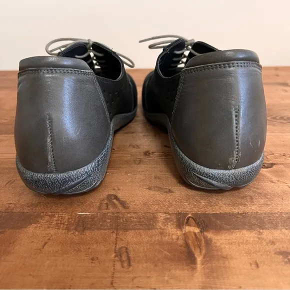 NAOT Womens Lalo Black Perforated Sneaker Oxford Shoe Size 42 Comfort Lace up 11