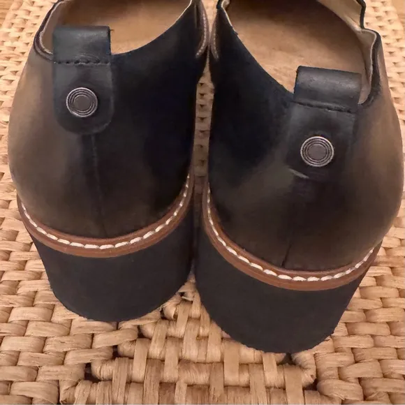 Naturalizer Matt Black Darry Loafer Genuine Leather Uppers Size 9W