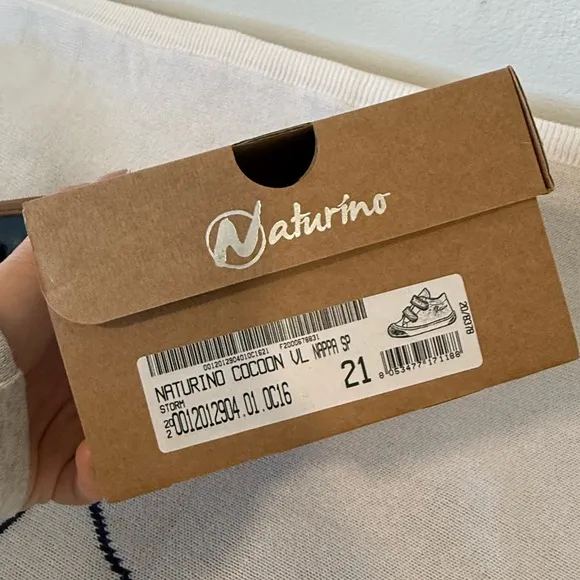 NATURINO COCOON VL Leather first step shoes, Midnight blue NEW