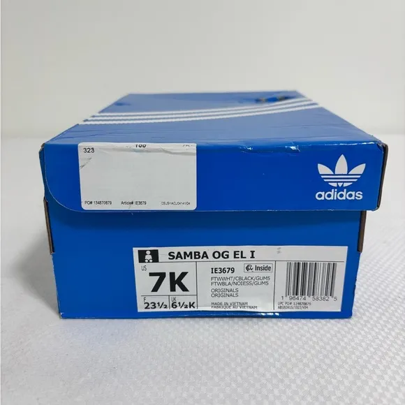 New Adidas SAMBA OG SHOES KIDS Size: 7K