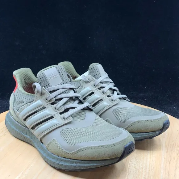 New Adidas Ultraboost S&amp;L Shoes Khaki Cargo Green EF1978 Men Size 4 / Womens 5.5