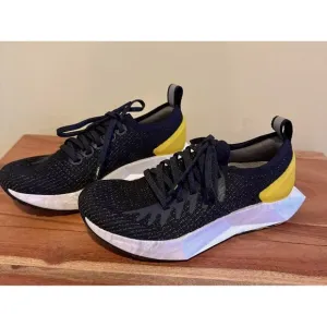 NEW Allbirds Tree Flyer Silver Fern Shoes Women Size 5 Black Yellow Blizzard