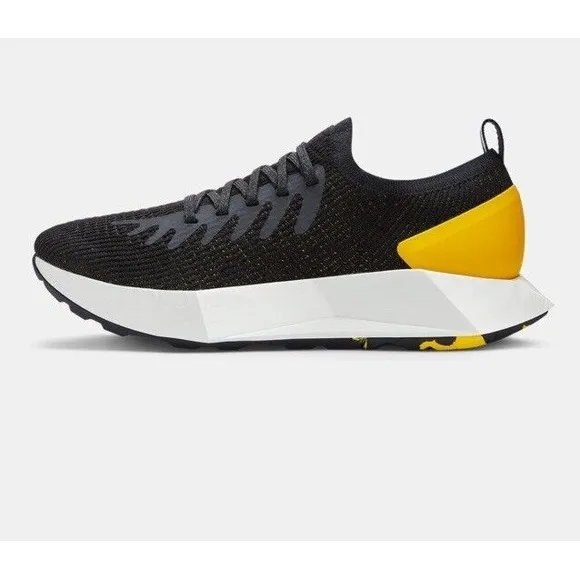 NEW Allbirds Tree Flyer Silver Fern Shoes Women Size 5 Black Yellow Blizzard