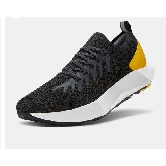 NEW Allbirds Tree Flyer Silver Fern Shoes Women Size 5 Black Yellow Blizzard