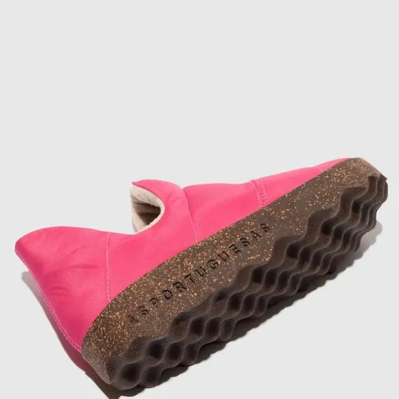 NEW ASPORTUGUESAS Made In Portugal Crus Slip On Shoes pink for women 663tn