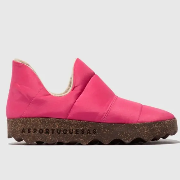 NEW ASPORTUGUESAS Made In Portugal Crus Slip On Shoes pink for women 663tn