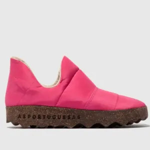 NEW ASPORTUGUESAS Made In Portugal Crus Slip On Shoes pink for women 663tn