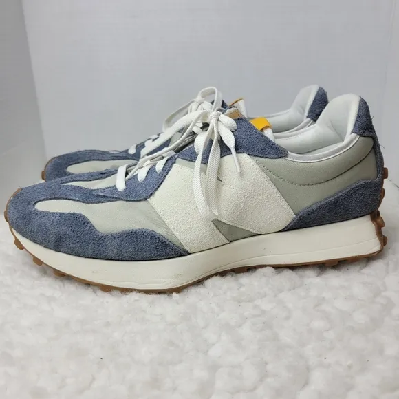 New Balance 327 Men's Sneakers Size 13  Dark Arctic Grey Olivine Suede Shoes New