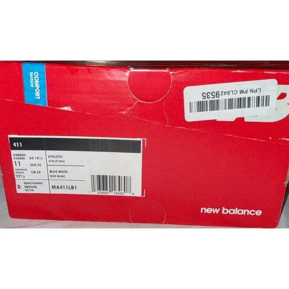 New Balance 411 comfort ride Men's Walking Shoes Navy Blue 11 Ultra Soft NIB