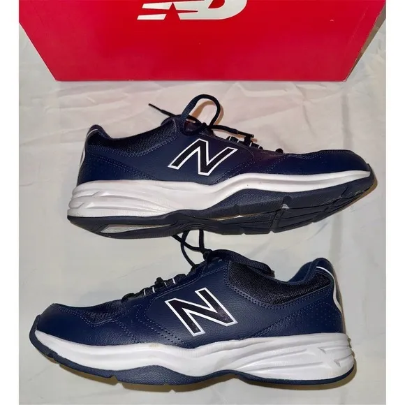 New Balance 411 comfort ride Men's Walking Shoes Navy Blue 11 Ultra Soft NIB