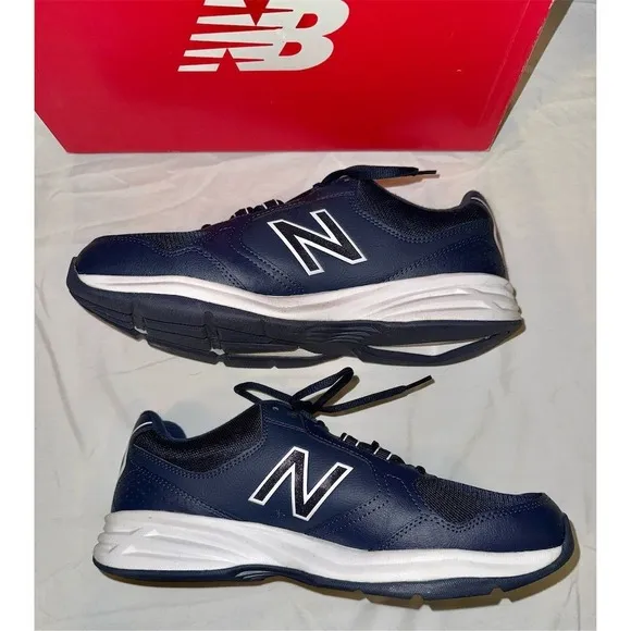 New Balance 411 comfort ride Men's Walking Shoes Navy Blue 11 Ultra Soft NIB