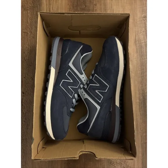 New Balance 574 Lifestyle Sportswear Men Size 10 Shoes Navy Blue U574SNN