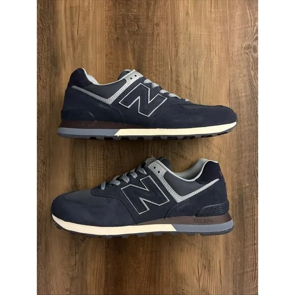 New Balance 574 Lifestyle Sportswear Men Size 10 Shoes Navy Blue U574SNN