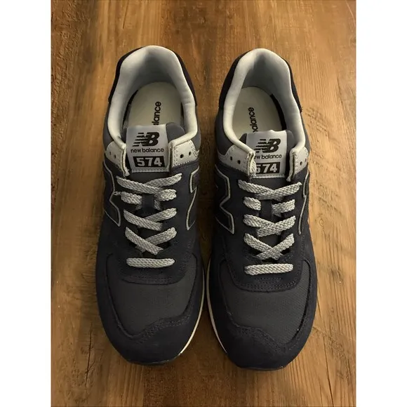 New Balance 574 Lifestyle Sportswear Men Size 10 Shoes Navy Blue U574SNN